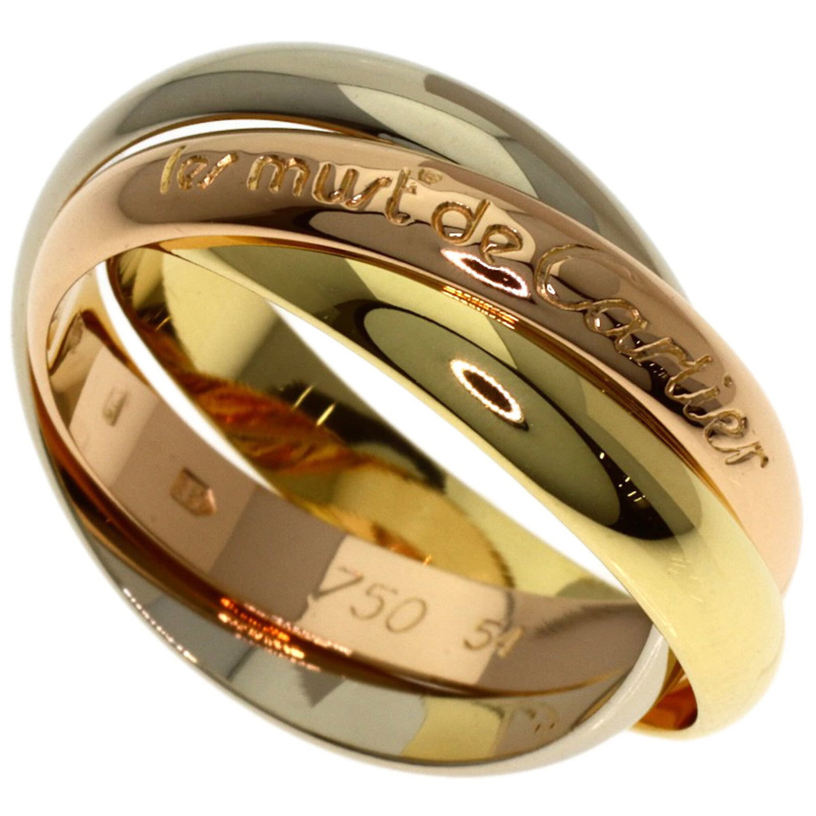 Yellow Gold Cartier 18K Ring: Yellow Gold Cartier 18K Ring Yellow gold Cartier 18K ring, crafted from high-quality 18K yellow gold, features a classic band design. This elegant piece measures 54 US and fits size 7, making it a ver