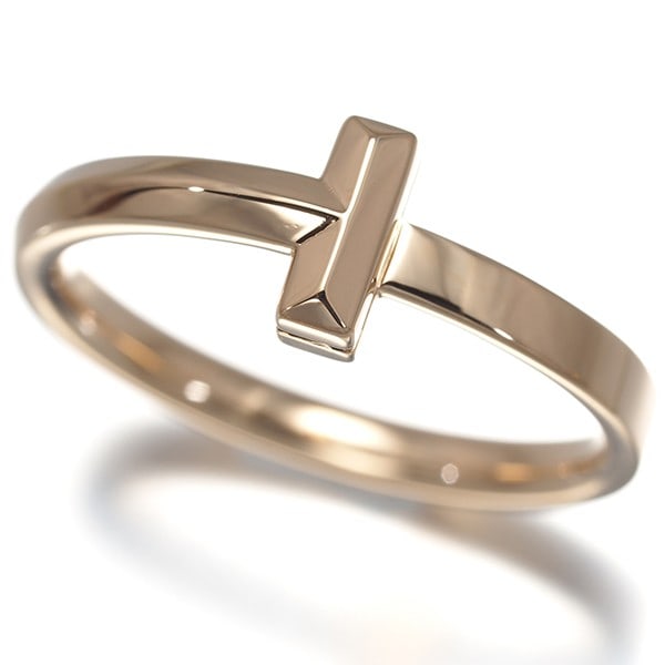 Tiffany&Co. Ring Tiffany T1 Narrow Us9 18K 750 Rose Gold: Tiffany&Co. Ring Tiffany T1 Narrow Us9 18K 750 Rose Gold Tiffany & Co.'s iconic Rose Gold Tiffany T1 Narrow Ring boasts understated elegance with its sleek design and slender profile. This 18k rose