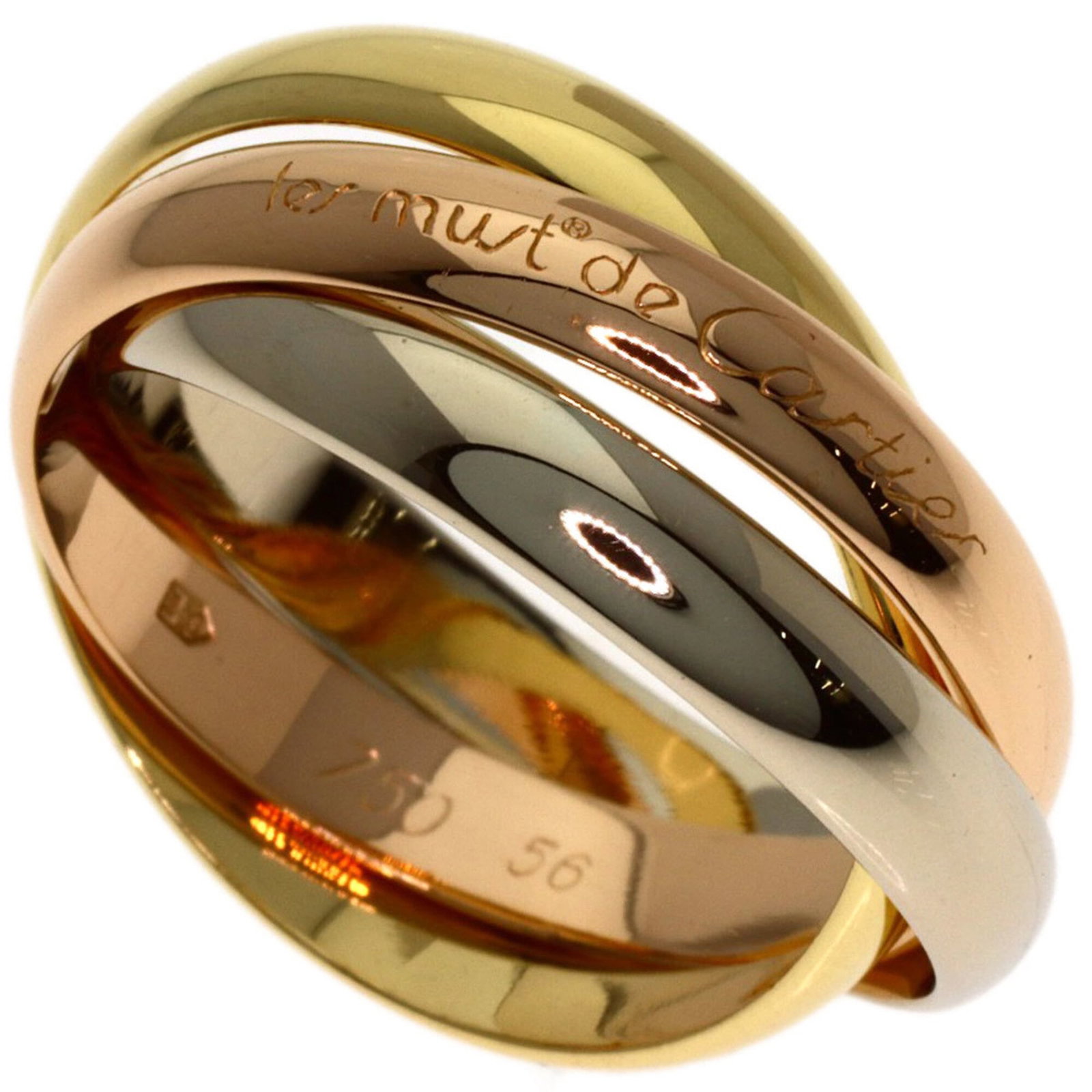 Yellow Gold Cartier 18K Ring: Yellow Gold Cartier 18K Ring Yellow Gold Cartier 18K Ring - A stunning band ring featuring 18K yellow gold, crafted to perfection with attention to detail. This beautiful piece boasts a classic design