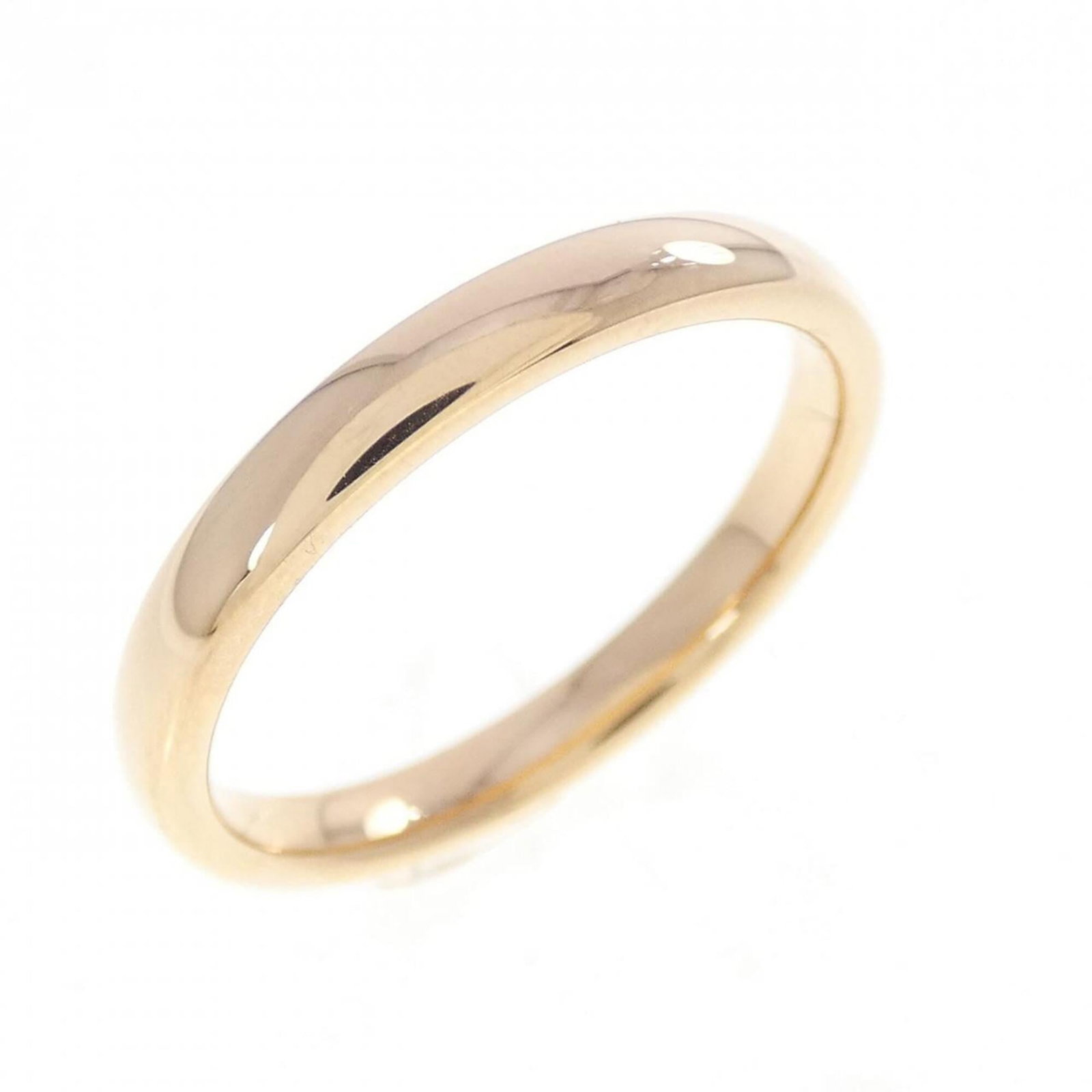 Pink Gold Tiffany Ring Band: Pink Gold Tiffany Ring Band Pink gold Tiffany ring band, crafted from 18K material, boasts a slender width of 2.4mm and weighs 2.5g. This elegant band features the iconic Tiffany brand and is availabl