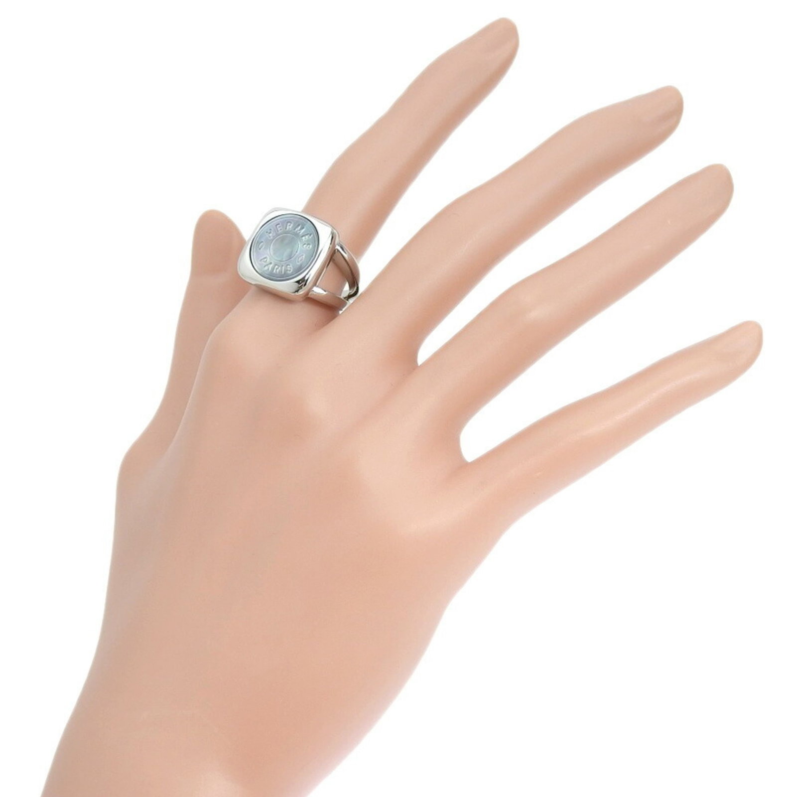 Hermes Band Ring Shell Silver 925 - 2
