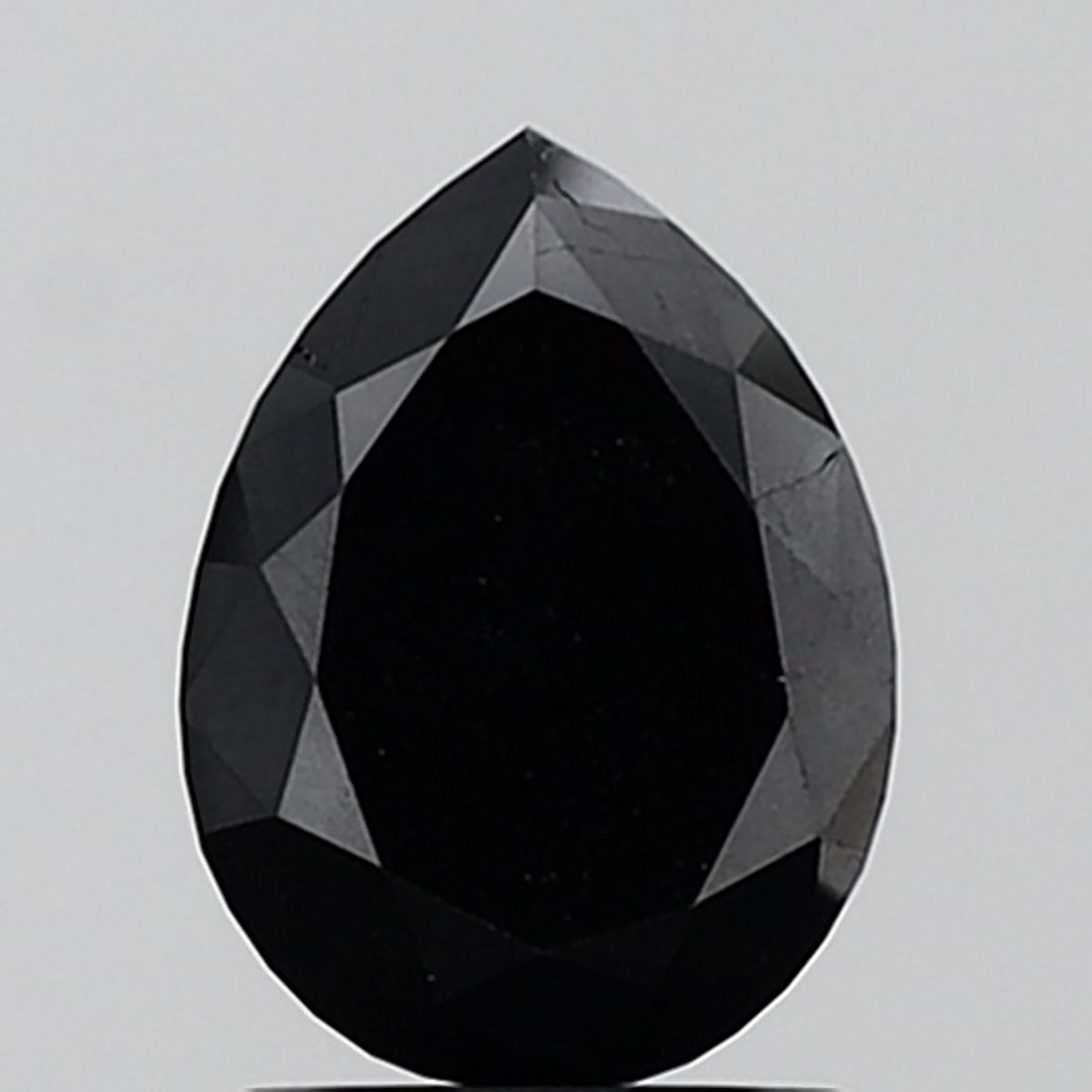 Pear 2.08ct Black VVS2 - Loose Natural Diamond: Pear 2.08ct Black VVS2 - Loose Natural Diamond 2.08ct Black VVS2 - A rare and exceptional natural diamond, boasting an EX polish and symmetry, and certified with a high clarity grade of VVS2. Its