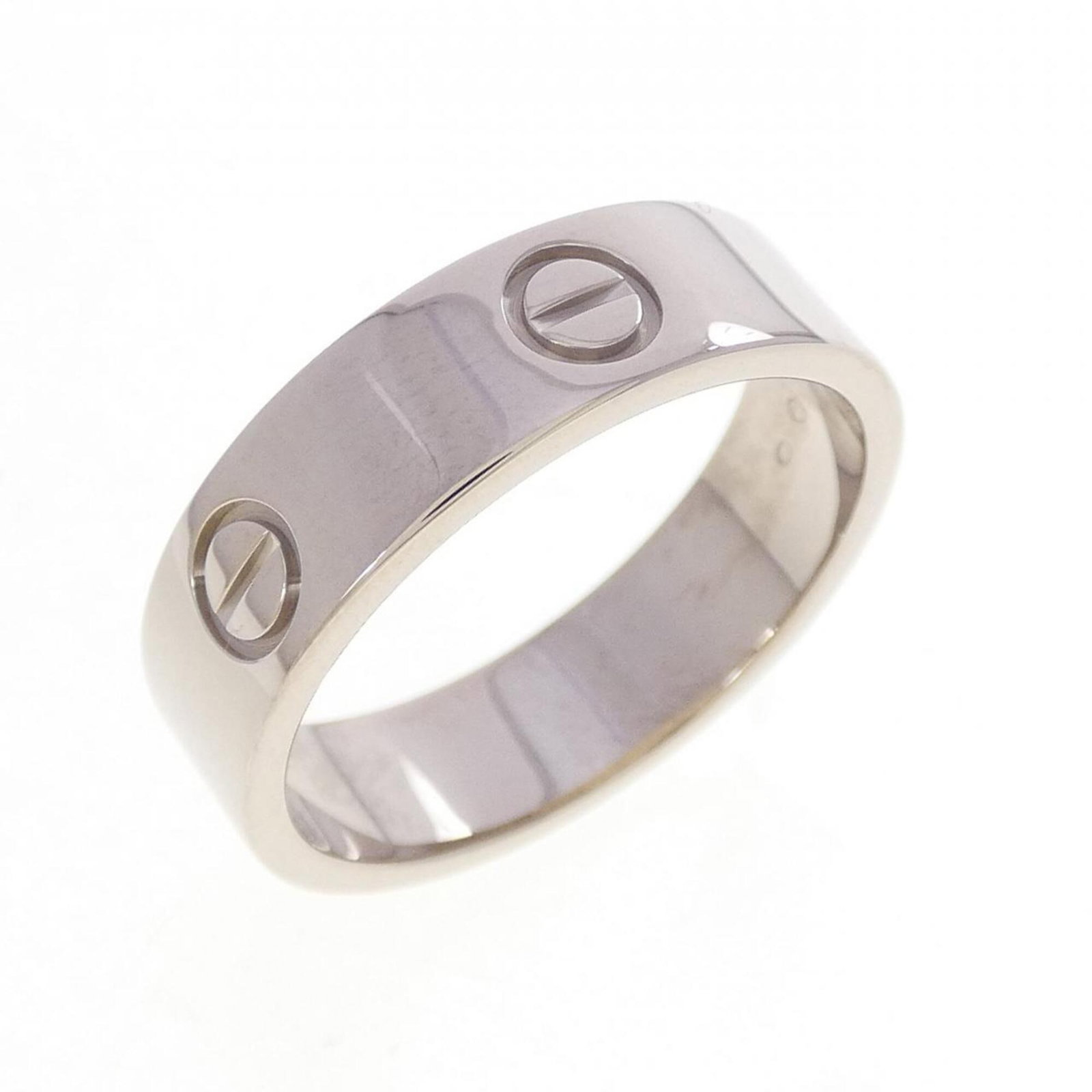 Cartier Band Ring White Gold (18K): Cartier Band Ring White Gold (18K) Cartier Band Ring White Gold (18K) features a sleek design with a signature from the artist, bearing the MPN B4084700. Made from high-quality white gold (18K), this 