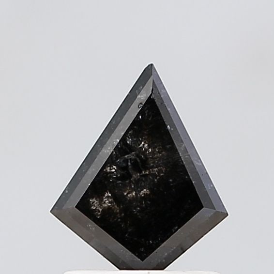 Oval 0.89ct Salt And Pepper VVS2 - Loose Natural Diamond: Oval 0.89ct Salt And Pepper VVS2 - Loose Natural Diamond Oval cut diamond with a unique salt and pepper color, showcasing its natural beauty. This VVS2 clarity stone features excellent polish and