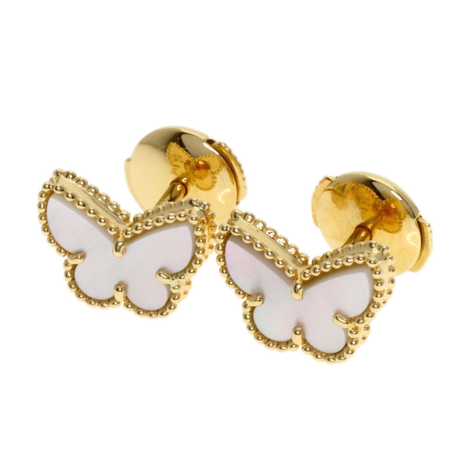 Yellow Gold 18K Van Cleef Arpels Stud Earrings (1 of 6)