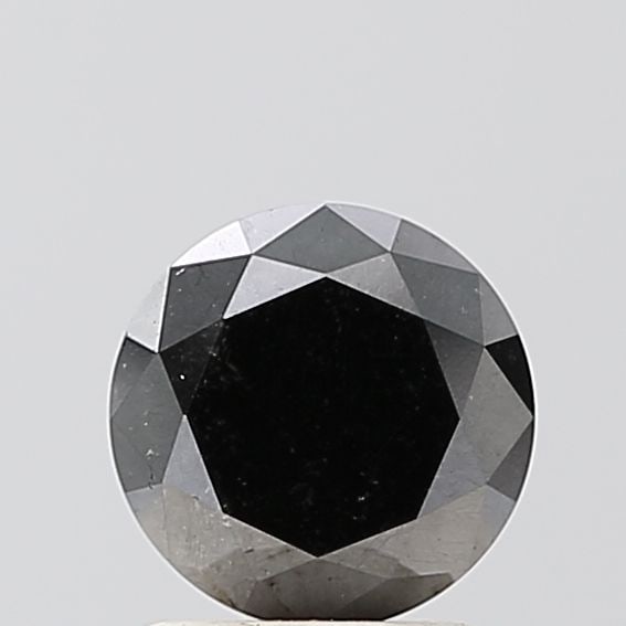 Round 1.64ct Black VVS2 - Loose Natural Diamond: Round 1.64ct Black VVS2 - Loose Natural Diamond The 1.64ct black diamond boasts exceptional clarity and polish, with a VVS2 grade indicating minimal inclusions. Its EX cut and symmetry showcase its na