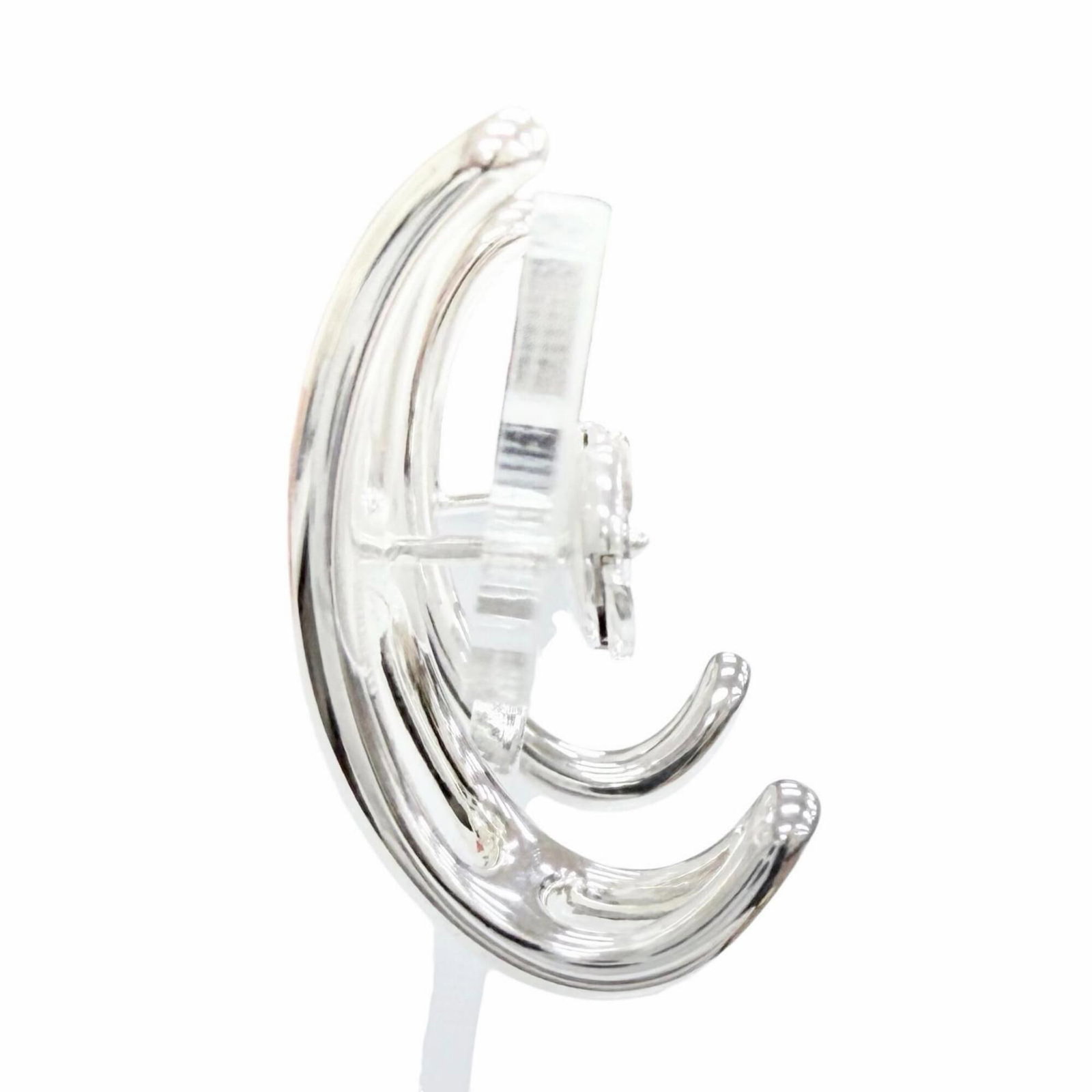 Hermes Stud Silver 925 Earrings - 3