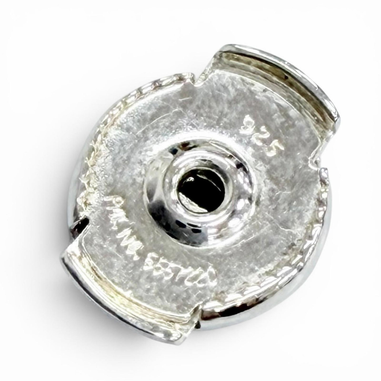 Hermes Stud Silver 925 Earrings - 7