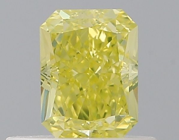 GIA Radiant 0.53ct Fancy Intense Greenish Yellow VVS1 - Loose Natural Diamond: GIA Radiant 0.53ct Fancy Intense Greenish Yellow VVS1 - Loose Natural Diamond The GIA-certified 0.53ct Fancy Intense Greenish Yellow VVS1 diamond boasts exceptional clarity and color, with its EX