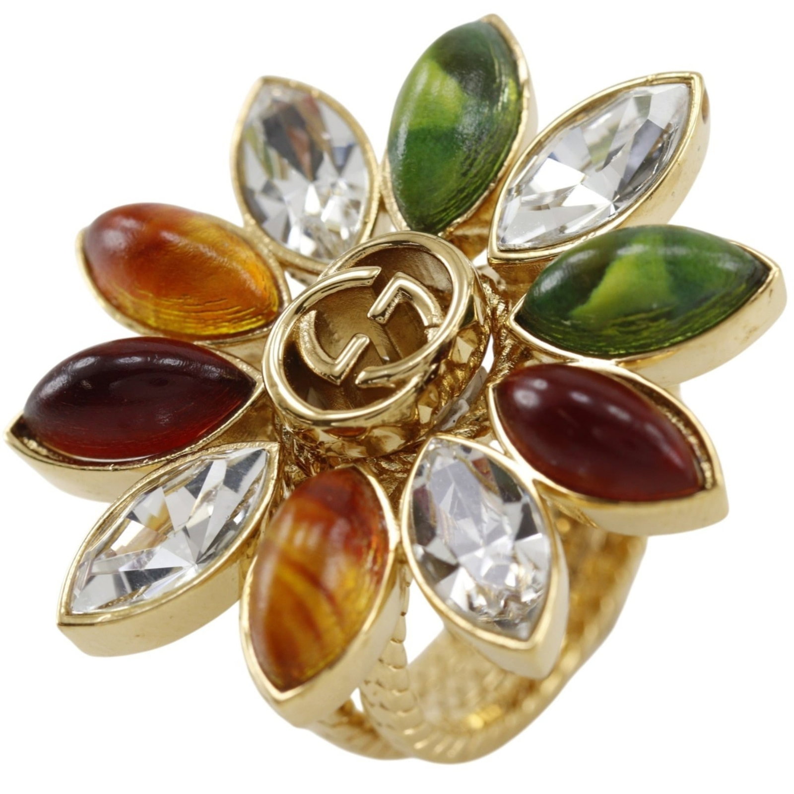 Band Ring of Gucci: Band Ring of Gucci Women's band ring from Gucci, available in US size 7.5. This stylish accessory features the iconic Gucci brand and a sleek, modern design that adds a touch of sophistication to any