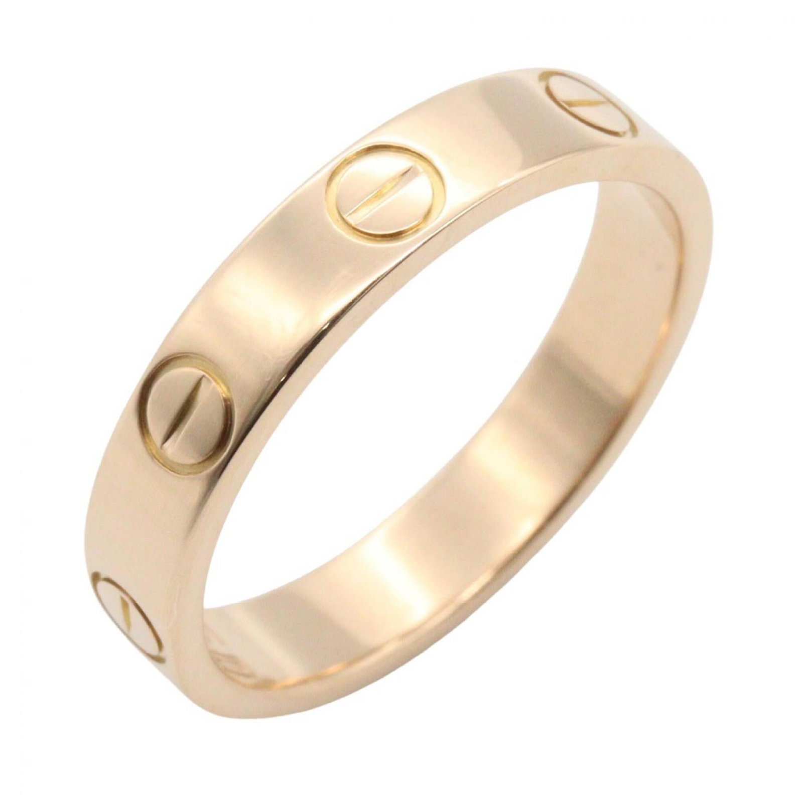 Pink Gold Cartier Band Ring 18K: Pink Gold Cartier Band Ring 18K Pink Gold Cartier Band Ring 18K - A stunning pink gold band ring from renowned luxury brand Cartier, featuring 18K pink gold material and a US size 6 fit. This elegant 
