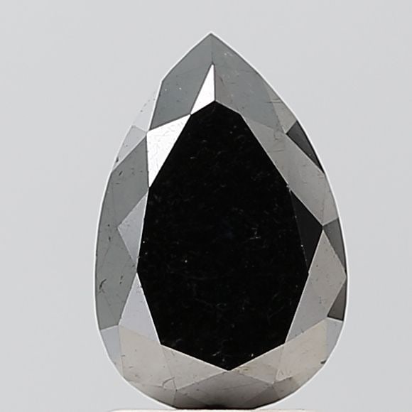 Pear 1.96ct Black VVS2 - Loose Natural Diamond: Pear 1.96ct Black VVS2 - Loose Natural Diamond 1.96ct loose natural black diamond with exceptional clarity (VVS2) and polish (EX), showcasing its deep, mysterious color in a unique cut. Bearing EX sym
