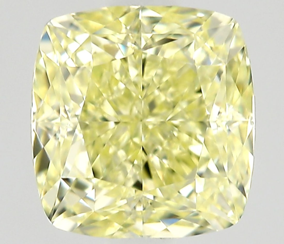 GIA Cushion Modified 0.75ct Fancy Light Yellow IF - Loose Natural Diamond: GIA Cushion Modified 0.75ct Fancy Light Yellow IF - Loose Natural Diamond GIA-certified, this 0.75ct Fancy Light Yellow IF diamond boasts exceptional clarity and polish, with an EX rating that