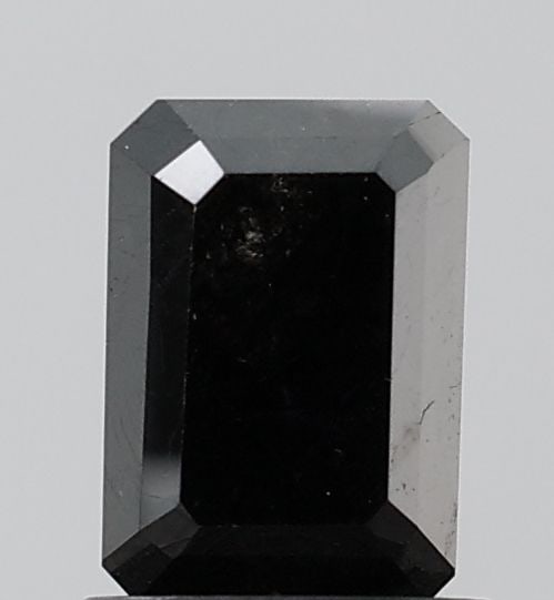 Emerald 1.61ct Black VVS2 - Loose Natural Diamond: Emerald 1.61ct Black VVS2 - Loose Natural Diamond The 1.61ct Black VVS2 Emerald Diamond boasts exceptional clarity and polish, with a flawless EX symmetry and impressive EX polish. Its natural black c