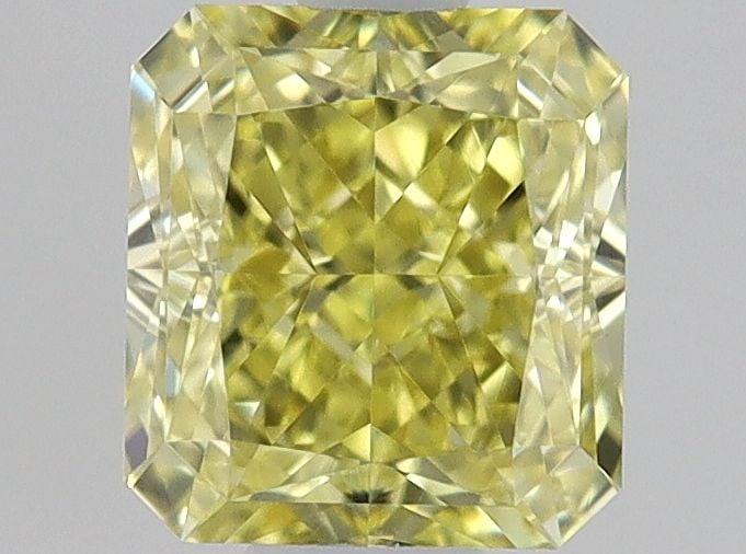 GIA Radiant 0.5ct Fancy Yellow VVS1 - Loose Natural Diamond: GIA Radiant 0.5ct Fancy Yellow VVS1 - Loose Natural Diamond GIA-certified, this loose natural diamond boasts exceptional clarity and color. A Fancy Yellow VVS1 cut with EX polish and VG symmetry, its