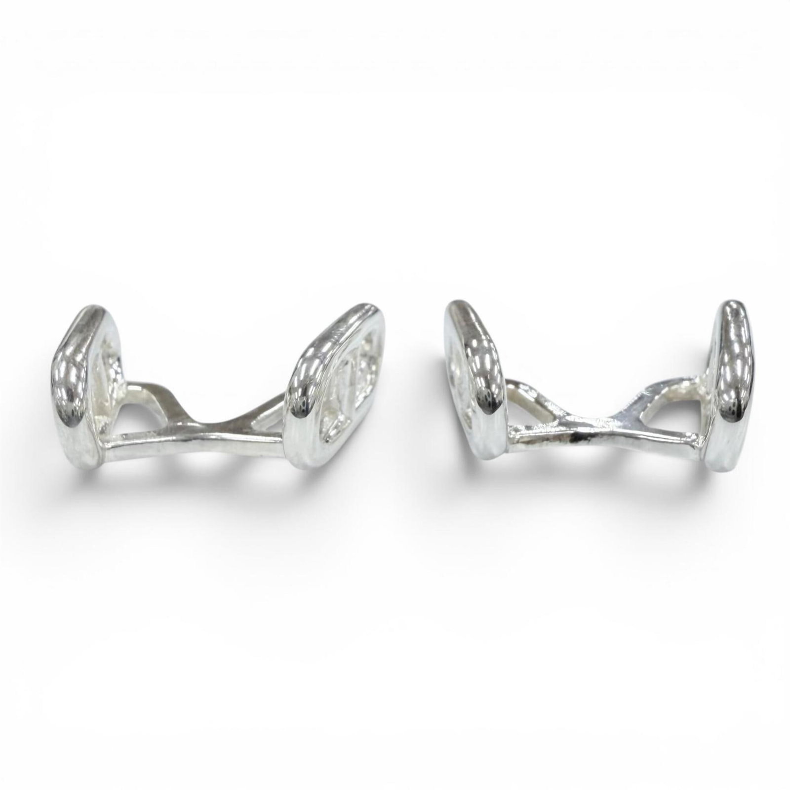 Hermes Cufflinks Silver 925 - 3