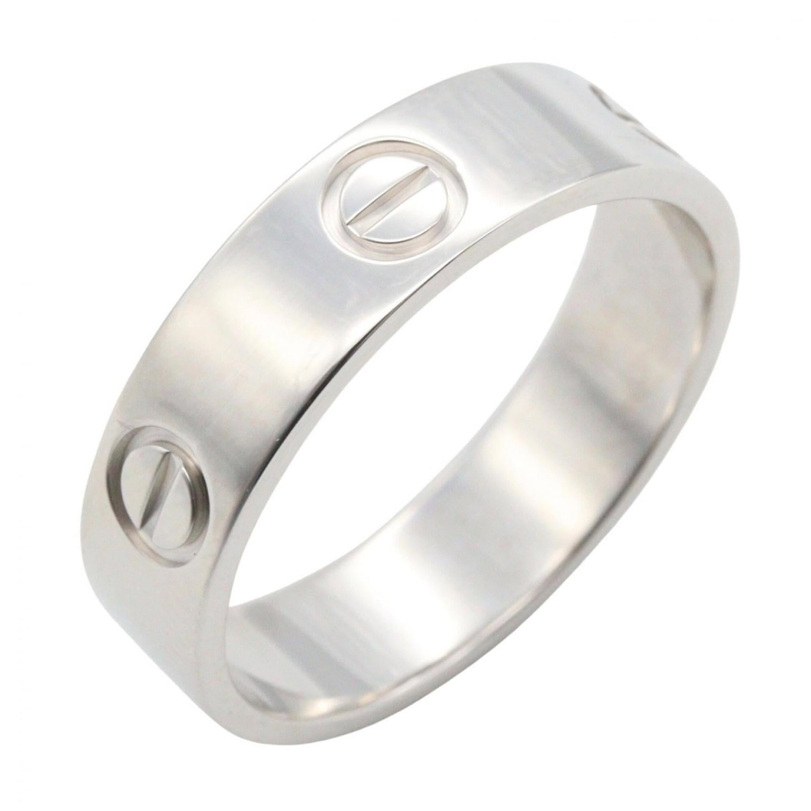 Cartier Band Ring White Gold (18K): Cartier Band Ring White Gold (18K) Cartier Band Ring White Gold (18K) features a sleek design with white gold (18K) material, making it a stylish accessory for men and women alike. This band ring boas