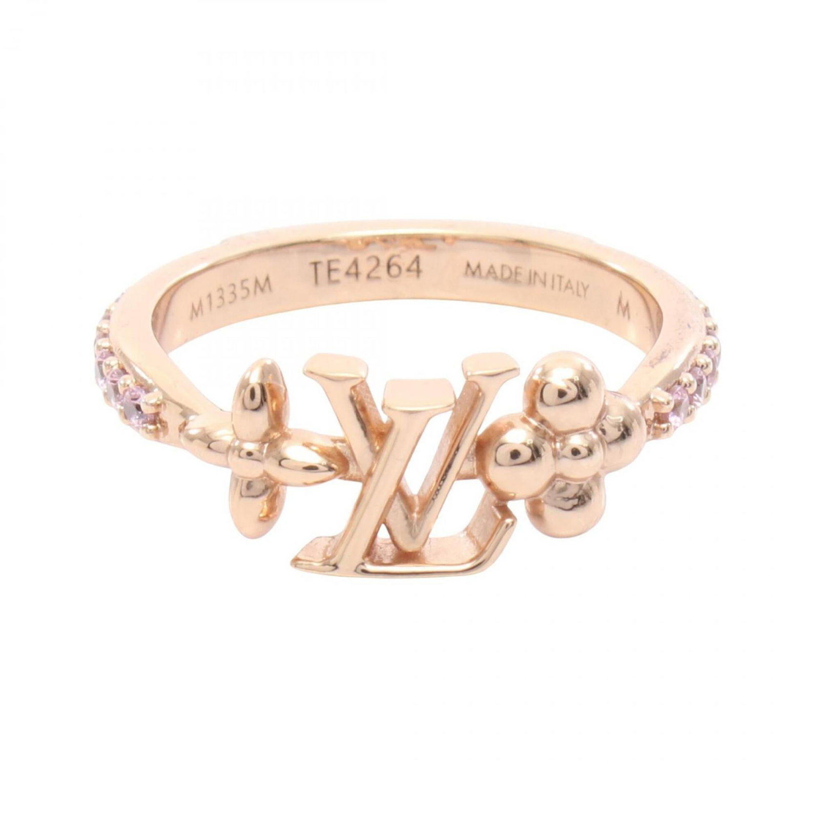 Ring Louis Vuitton Band: Ring Louis Vuitton Band Gold plated Louis Vuitton band ring with rhinestone stone, available in US size 6.5 and width 0.2mm. This elegant ring features a classic design with a subtle gold finish and d