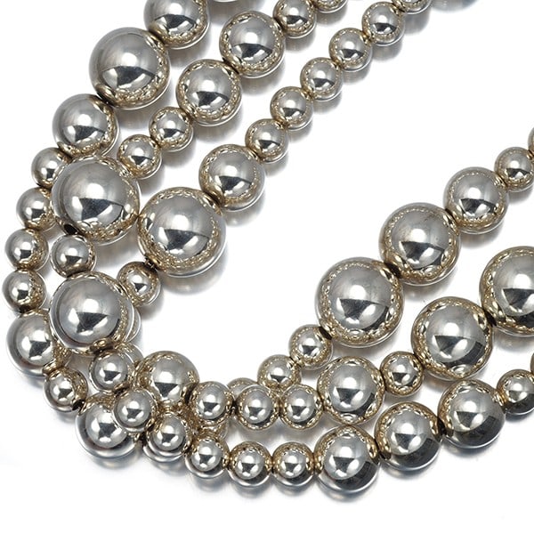 Tiffany & Co Silver 3 Strand Ball Bead Necklace (1 of 4)
