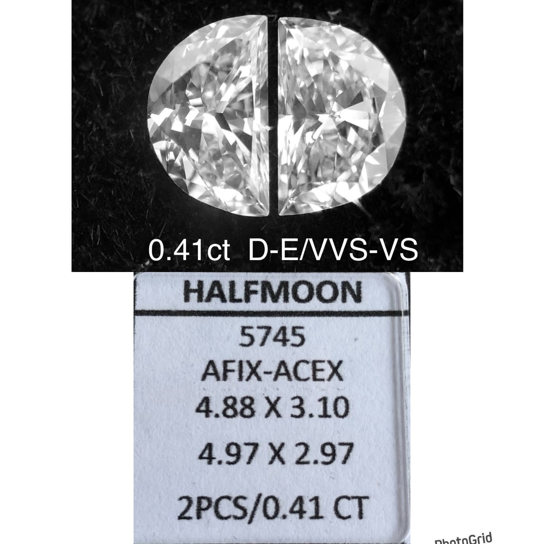 Half Moon 0.41ct E VVS2 - Loose Natural Diamond (1 of 1)