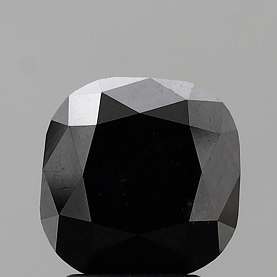 Cushion Brilliant 3.5ct Black VVS2 - Loose Natural Diamond: Cushion Brilliant 3.5ct Black VVS2 - Loose Natural Diamond 3.5ct Cushion Brilliant Black Diamond - Exceptional Clarity and Polish.VVS2 clarity and EX polish make this cushion brilliant black diamond