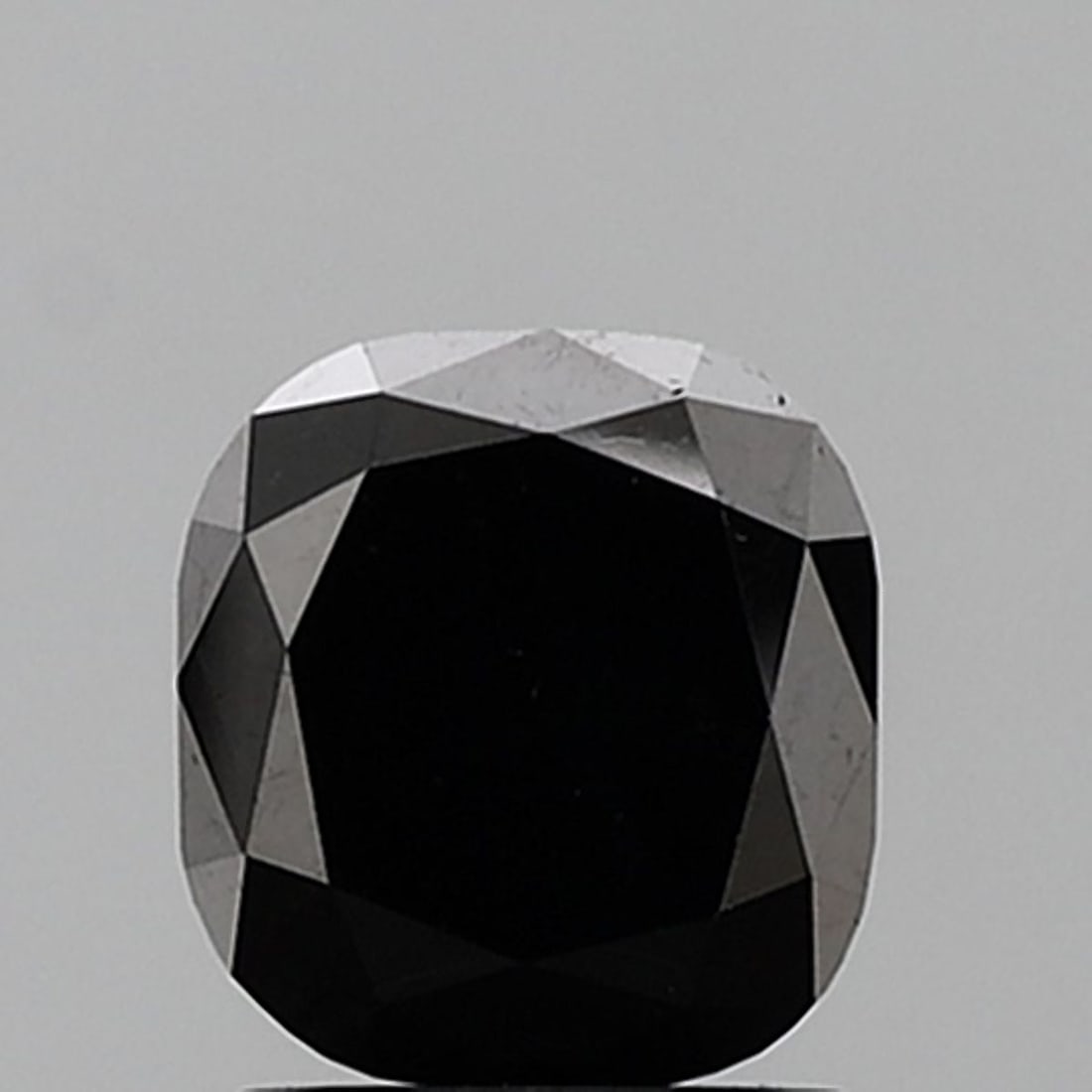 Cushion Brilliant 2.0ct Black VVS2 - Loose Natural Diamond: Cushion Brilliant 2.0ct Black VVS2 - Loose Natural Diamond 2.0ct Black VVS2 - Loose Natural Diamond with EX Symmetry and EX Polish, showcasing exceptional clarity and luster in its sleek black hue. Th