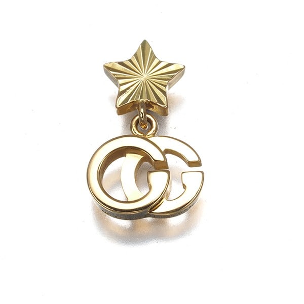 Gucci Single Earring Gg Running Star 18K 750 Yellow Gold: Gucci Single Earring Gg Running Star 18K 750 Yellow Gold Single earring featuring the iconic GUCCI GG Running Star design in 18k yellow gold, showcasing a stud style with no main stone. Weighing 0.7g 