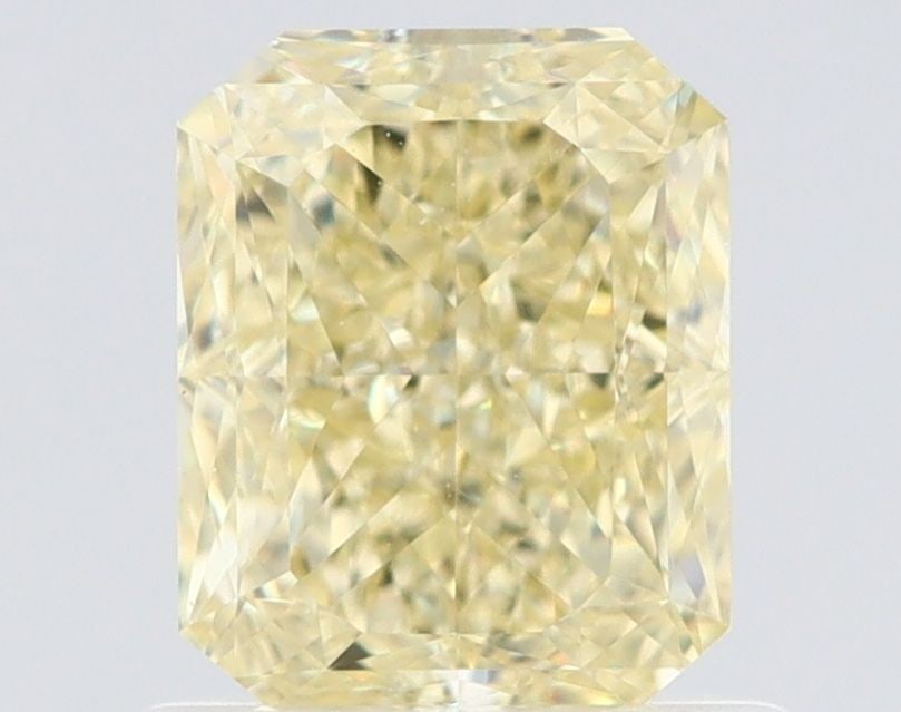GIA Radiant 1.01ct Fancy Light Yellow VVS2 - Loose Natural Diamond: GIA Radiant 1.01ct Fancy Light Yellow VVS2 - Loose Natural Diamond GIA-certified, loose natural diamond with exceptional clarity and color. This 1.01ct Fancy Light Yellow VVS2 features excellent