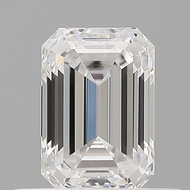 GIA Emerald 0.57ct D VVS2 - Loose Natural Diamond: GIA Emerald 0.57ct D VVS2 - Loose Natural Diamond 0.57ct GIA Emerald Cut Diamond with Exceptional Clarity and Color. This stunning diamond boasts an impressive VVS2 clarity grade, D color, and EX