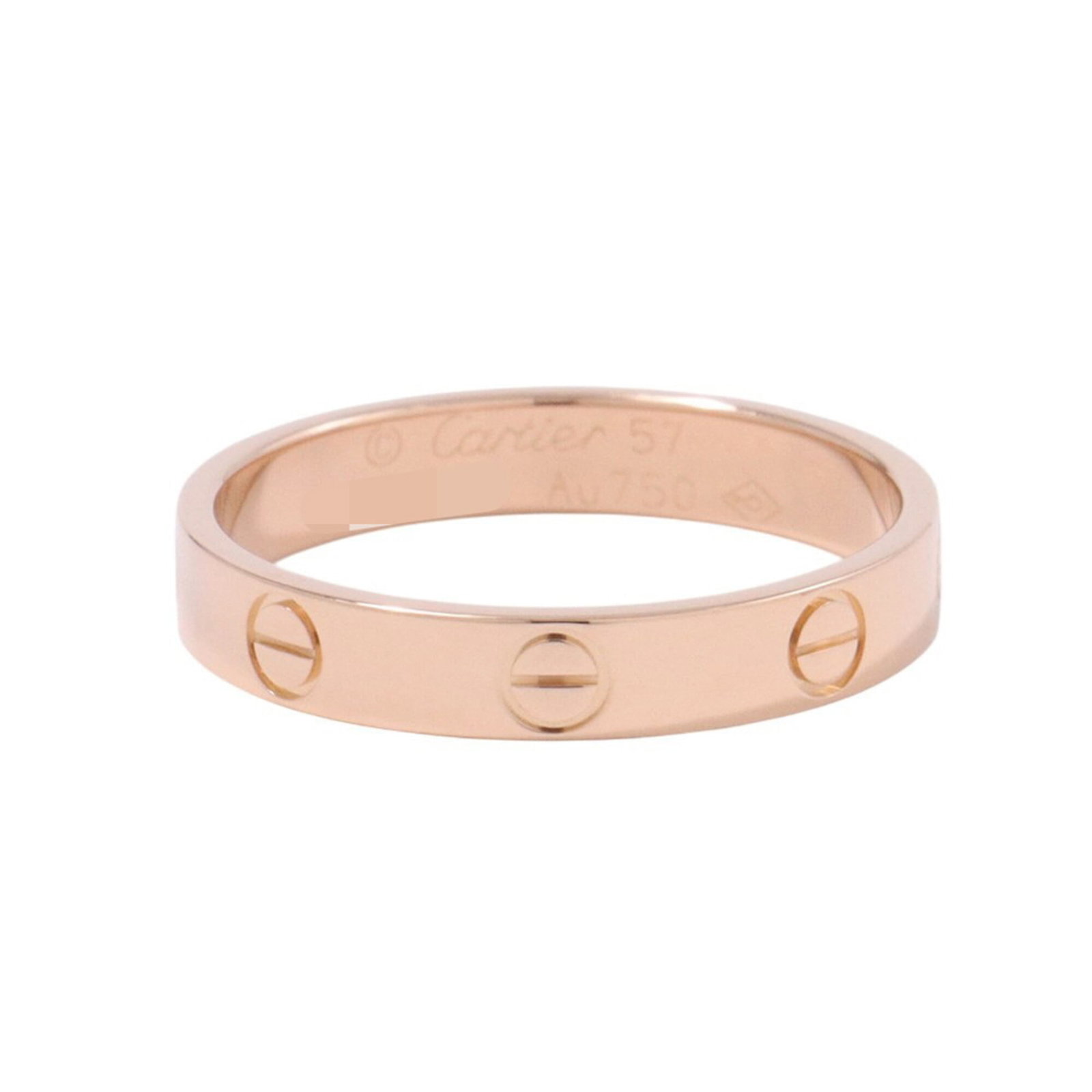 Pink Gold Cartier Band Ring 18K: Pink Gold Cartier Band Ring 18K Pink Gold Cartier Band Ring 18K features a sleek design with a pink gold (18K) material, available in US size 8.5 and suitable for both women and men. This band ring