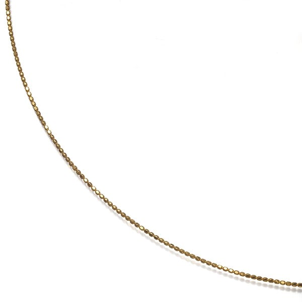Omega Gold Necklace Chain Bead Cut Ball 45cm Yellow 24K (1 of 4)