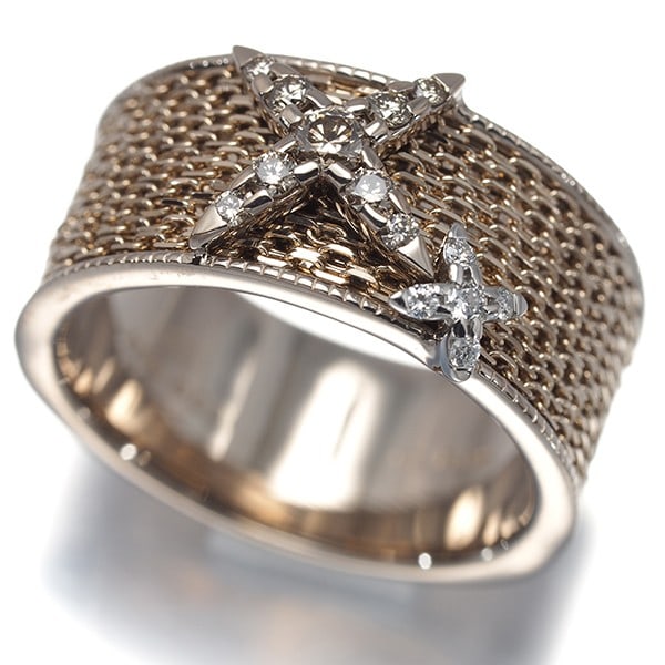 Kashikey Ring Diamond 0.18Ct/ 0.03Ct Naked Us6-6.25 18K Bg/ Pt 900: Kashikey Ring Diamond 0.18Ct/ 0.03Ct Naked Us6-6.25 18K Bg/ Pt 900 The Kashikey Ring Diamond features a stunning natural diamond with a total weight of 0.18ct and 0.03ct, set in an 18k brown gold ring