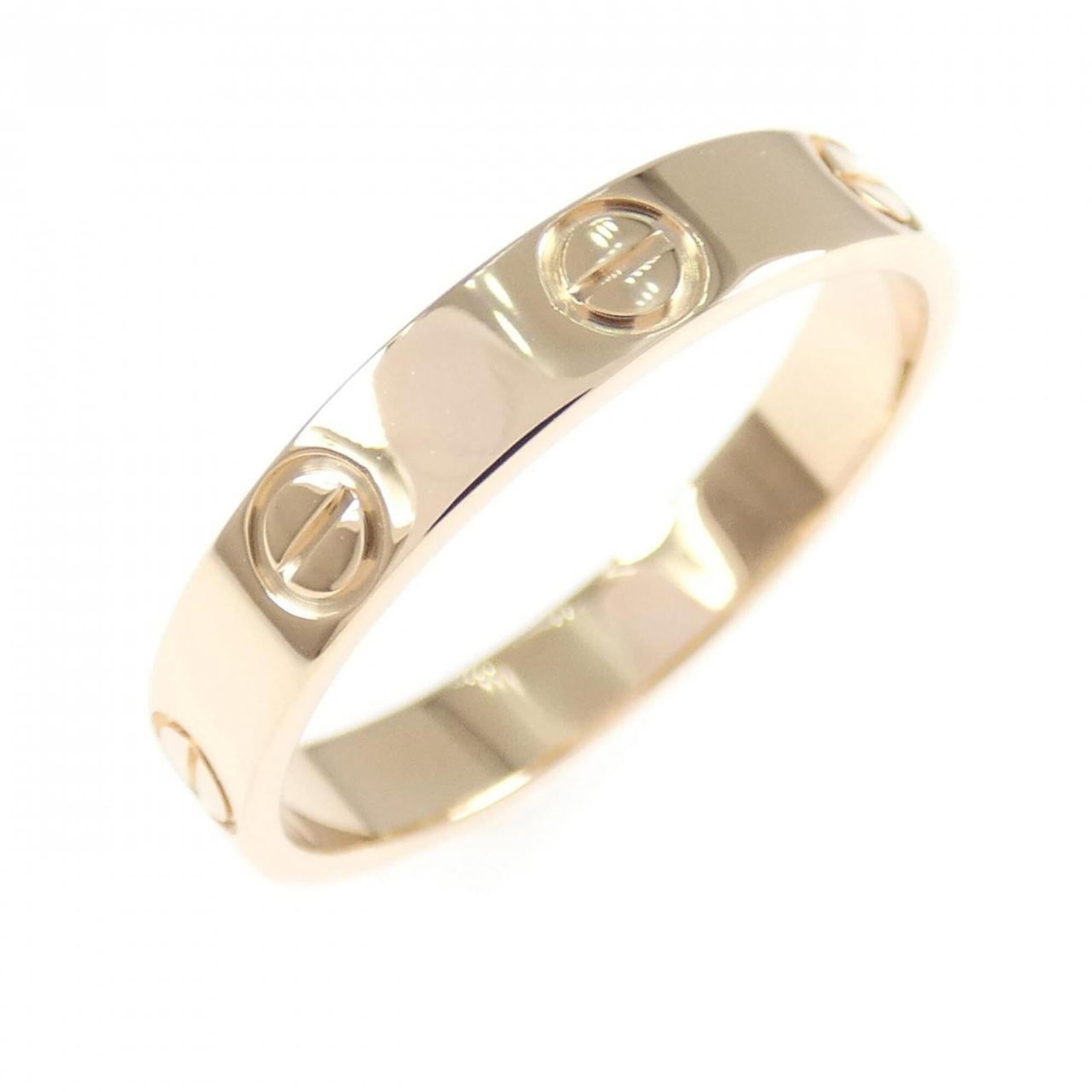 Pink Gold Cartier Band Ring 18K: Pink Gold Cartier Band Ring 18K Pink Gold Cartier Band Ring 18K - A stunning 18k pink gold band ring from the renowned French luxury brand Cartier, featuring a sleek and sophisticated design that