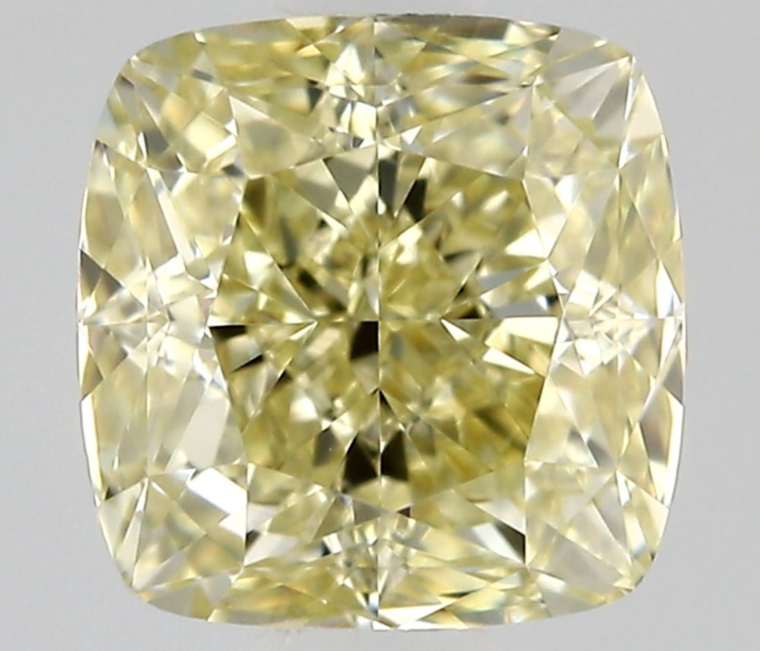 GIA Cushion Modified 0.9ct Fancy Yellow IF - Loose Natural Diamond: GIA Cushion Modified 0.9ct Fancy Yellow IF - Loose Natural Diamond 0.9ct Fancy Yellow IF - Loose Natural Diamond, certified by the Gemological Institute of America (GIA), boasts exceptional clarity an