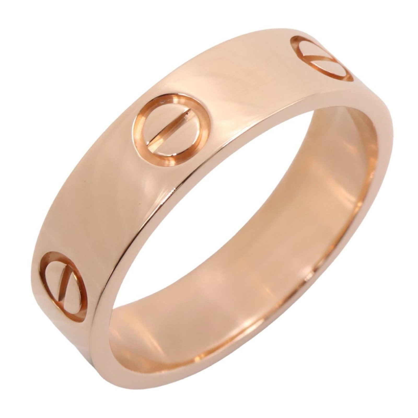 Pink Gold Cartier Band Ring 18K: Pink Gold Cartier Band Ring 18K Pink Gold Cartier Band Ring 18K features a stunning pink gold (18K) design, bearing the signature of the renowned brand. This elegant band ring is crafted from high-qua