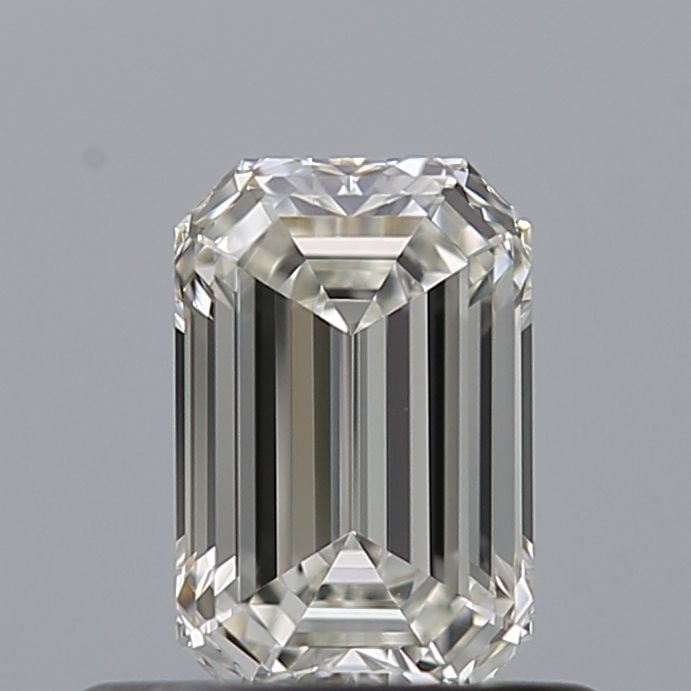 IGI Emerald 0.53ct H VVS1 - Loose Natural Diamond: IGI Emerald 0.53ct H VVS1 - Loose Natural Diamond 0.53ct IGI Emerald Cut Diamond with Exceptional Clarity and Polish, Certified VVS1. This natural diamond boasts an impressive clarity grade and except