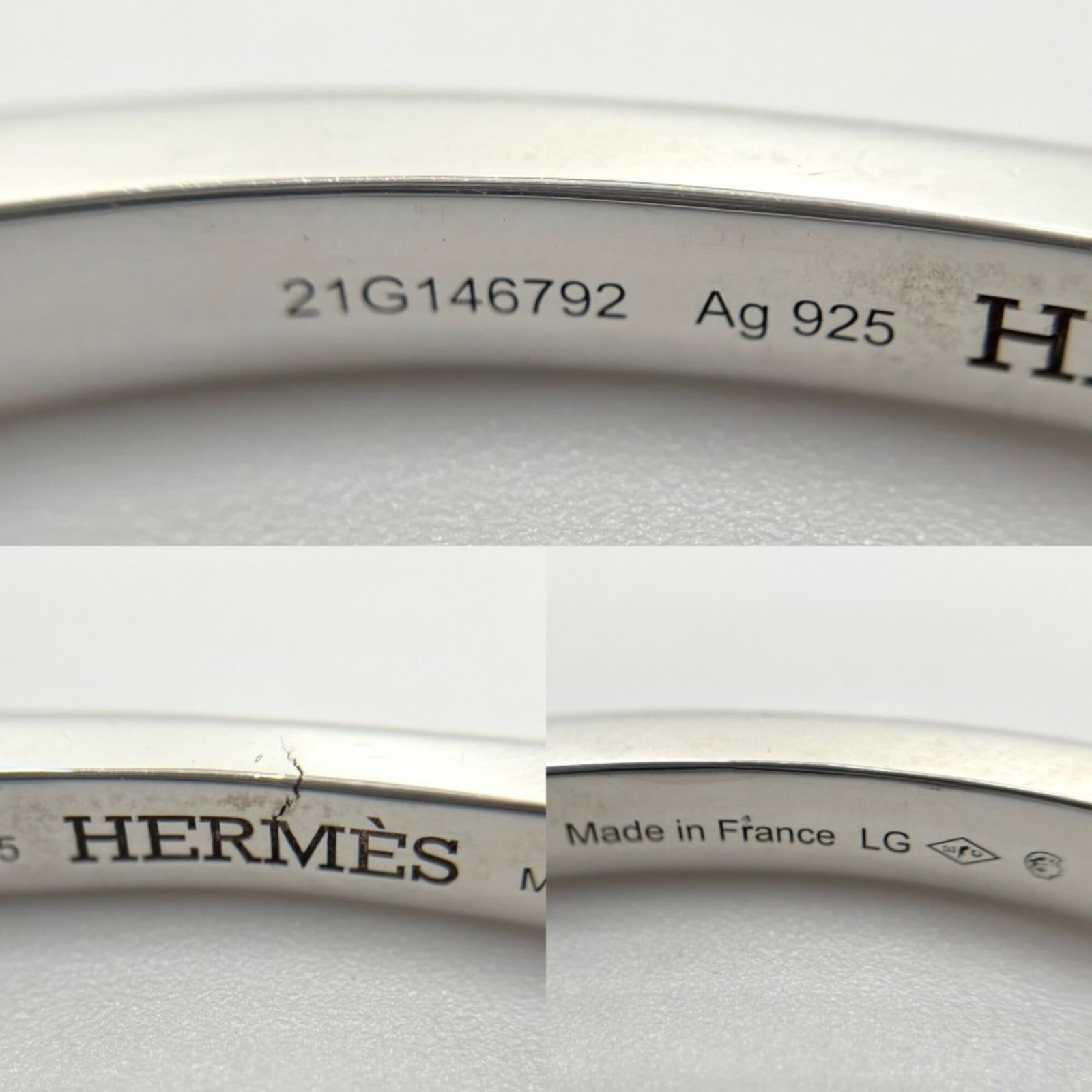 Hermes bangle silver 925 - 4