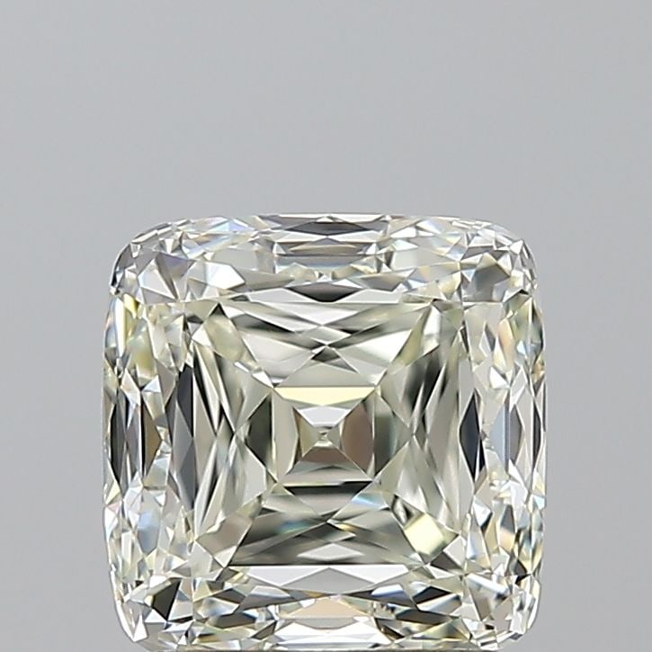 GIA Cushion Brilliant 2.01ct M VVS2 - Loose Natural Diamond: GIA Cushion Brilliant 2.01ct M VVS2 - Loose Natural Diamond 2.01ct GIA Cushion Brilliant M VVS2 Diamond - Natural BeautyThe 2.01ct cushion brilliant diamond boasts exceptional clarity, with a VVS2