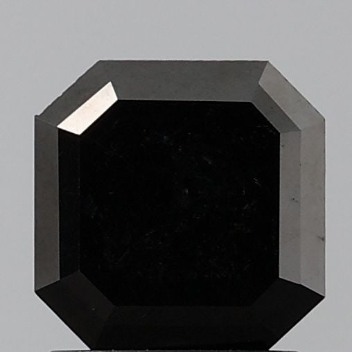 Square Emerald 1.23ct Black VVS1 - Loose Natural Diamond: Square Emerald 1.23ct Black VVS1 - Loose Natural Diamond Square Emerald 1.23ct Black VVS1 - Loose Natural Diamond, showcasing exceptional clarity and polish with an EX symmetry, making it a standout a