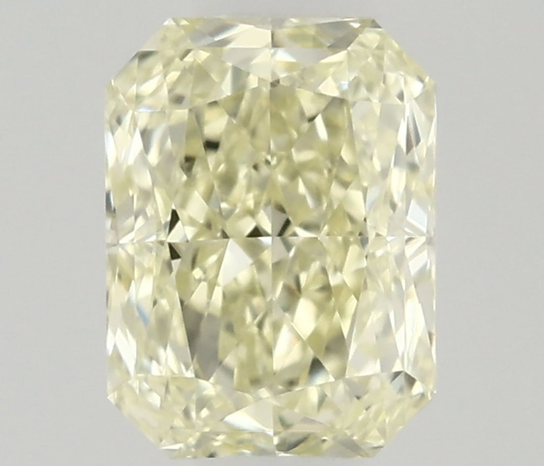 Radiant 0.3ct Fancy Light Yellow IF - Loose Natural Diamond: Radiant 0.3ct Fancy Light Yellow IF - Loose Natural Diamond 0.3ct Fancy Light Yellow IF - Loose Natural Diamond, certified by none, boasts exceptional clarity and color, with a fancy light yellow hue