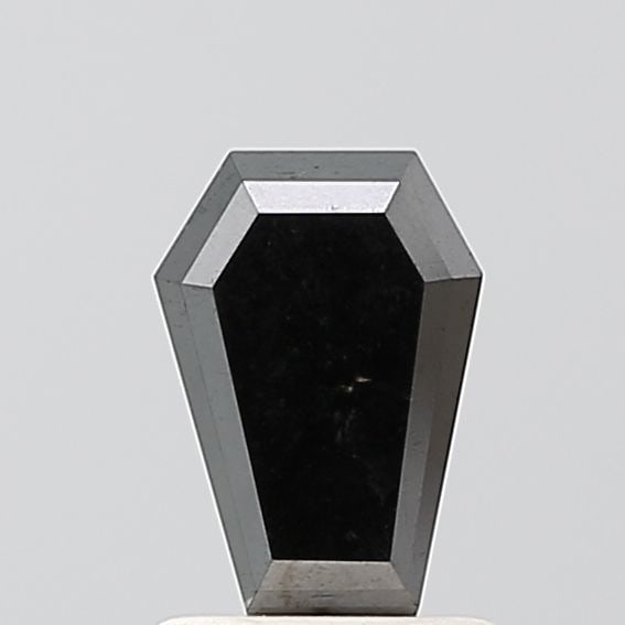 Calf 0.91ct Black VVS2 - Loose Natural Diamond: Calf 0.91ct Black VVS2 - Loose Natural Diamond 0.91ct Black VVS2 - Loose Natural Diamond, showcasing its exceptional clarity and luster with an EX polish and symmetry. This rare black diamond boasts a