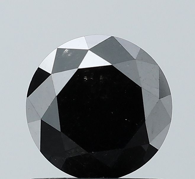 Round 1.41ct Black VVS2 - Loose Natural Diamond: Round 1.41ct Black VVS2 - Loose Natural Diamond 1.41ct Black VVS2 - Loose Natural Diamond boasts exceptional clarity and color, with its EX cut and polish showcasing the stone's natural beauty. This r