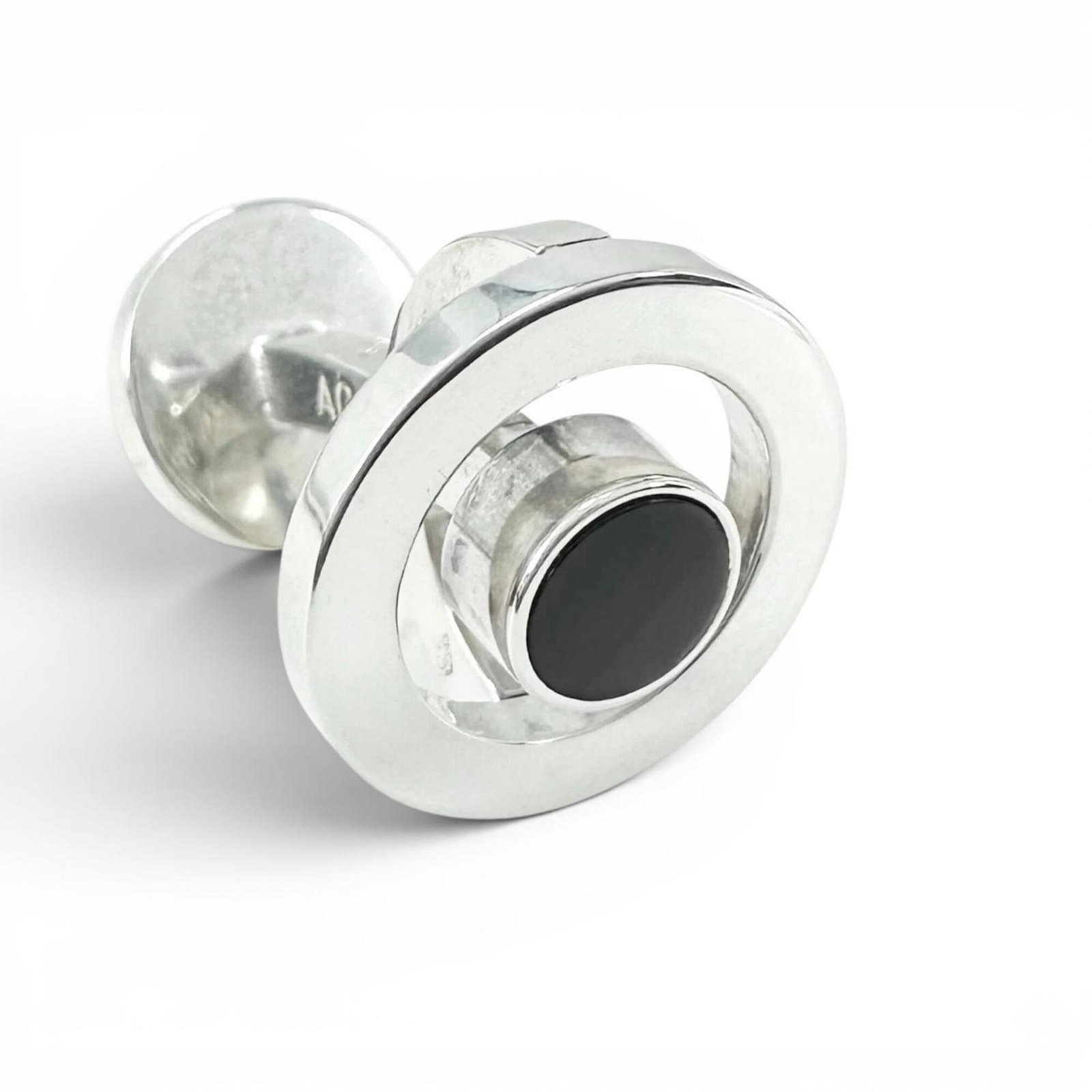 Hermes Cufflinks Shell Silver 925 - 5