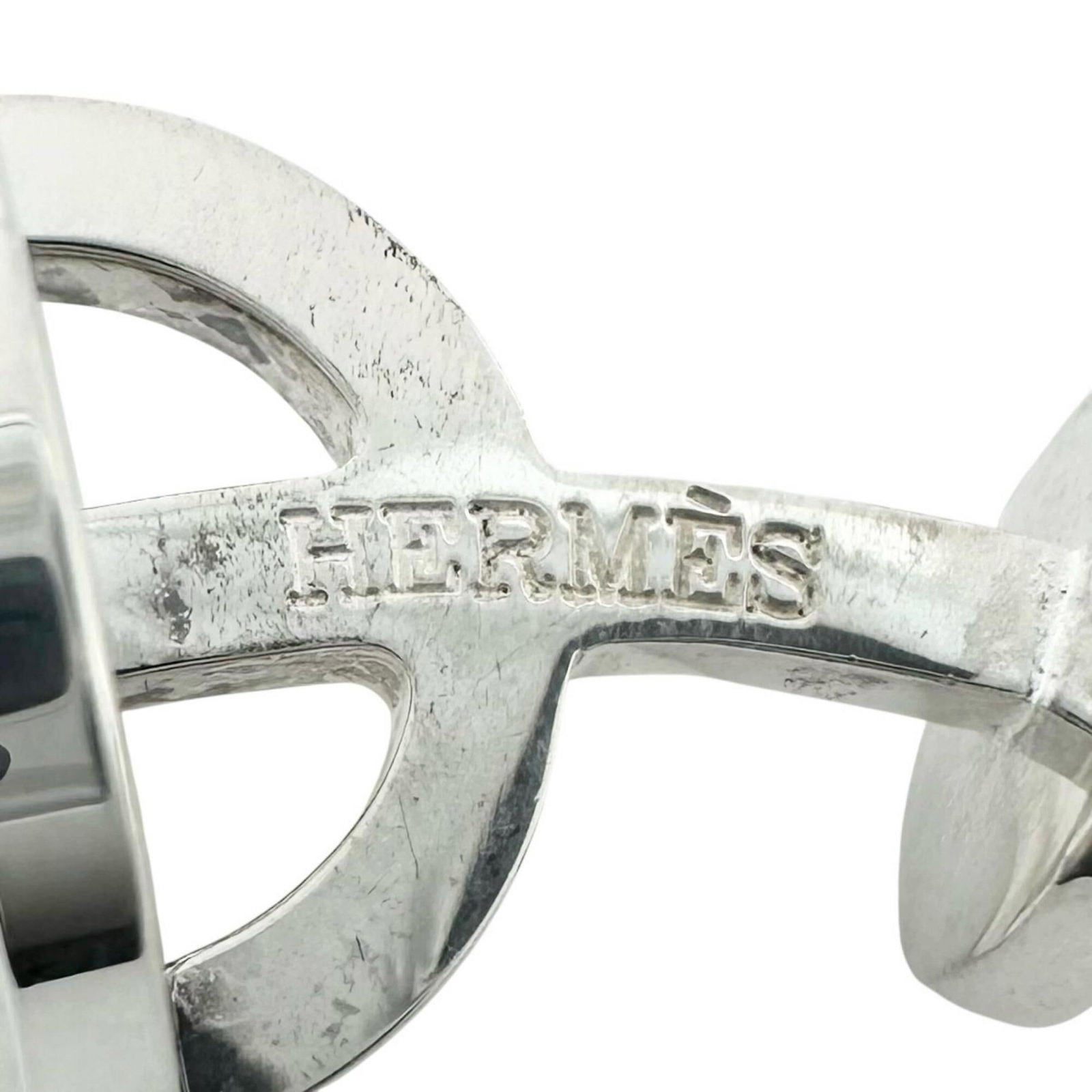 Hermes Cufflinks Shell Silver 925 - 6