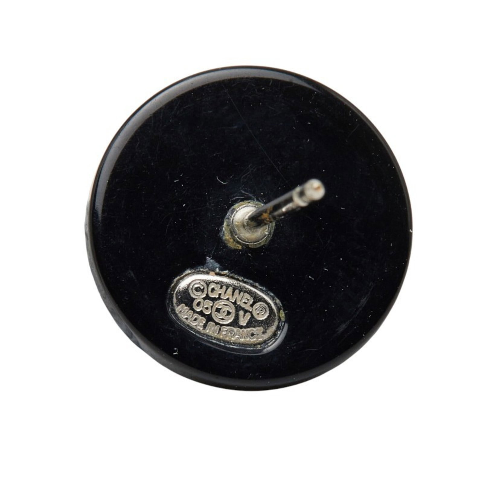 Chanel Stud Earrings Plastic Rhinestone - 5
