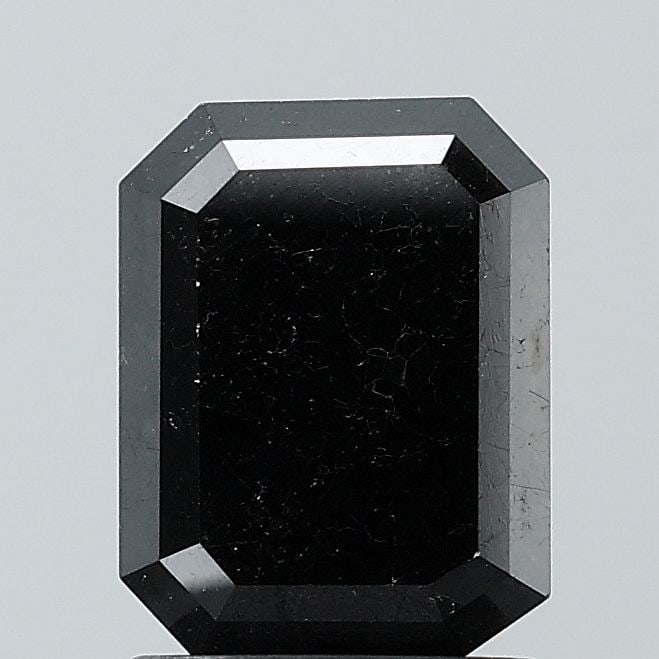 Emerald 2.03ct Black VVS2 - Loose Natural Diamond: Emerald 2.03ct Black VVS2 - Loose Natural Diamond 2.03ct Emerald Cut Black Diamond with Excellent VVS2 Clarity and High Polish, Displaying Exceptional Symmetry and Measurements. This Loose Natural Dia