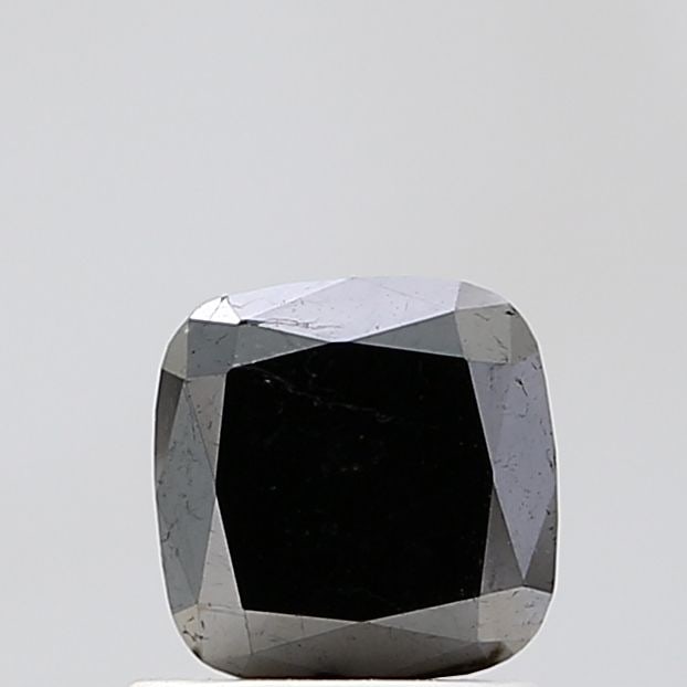 Cushion Brilliant 1.21ct Black VVS2 - Loose Natural Diamond: Cushion Brilliant 1.21ct Black VVS2 - Loose Natural Diamond 1.21ct Black VVS2 Diamond - A rare and striking natural diamond with exceptional clarity and polish, boasting an EX symmetry and EX polish.