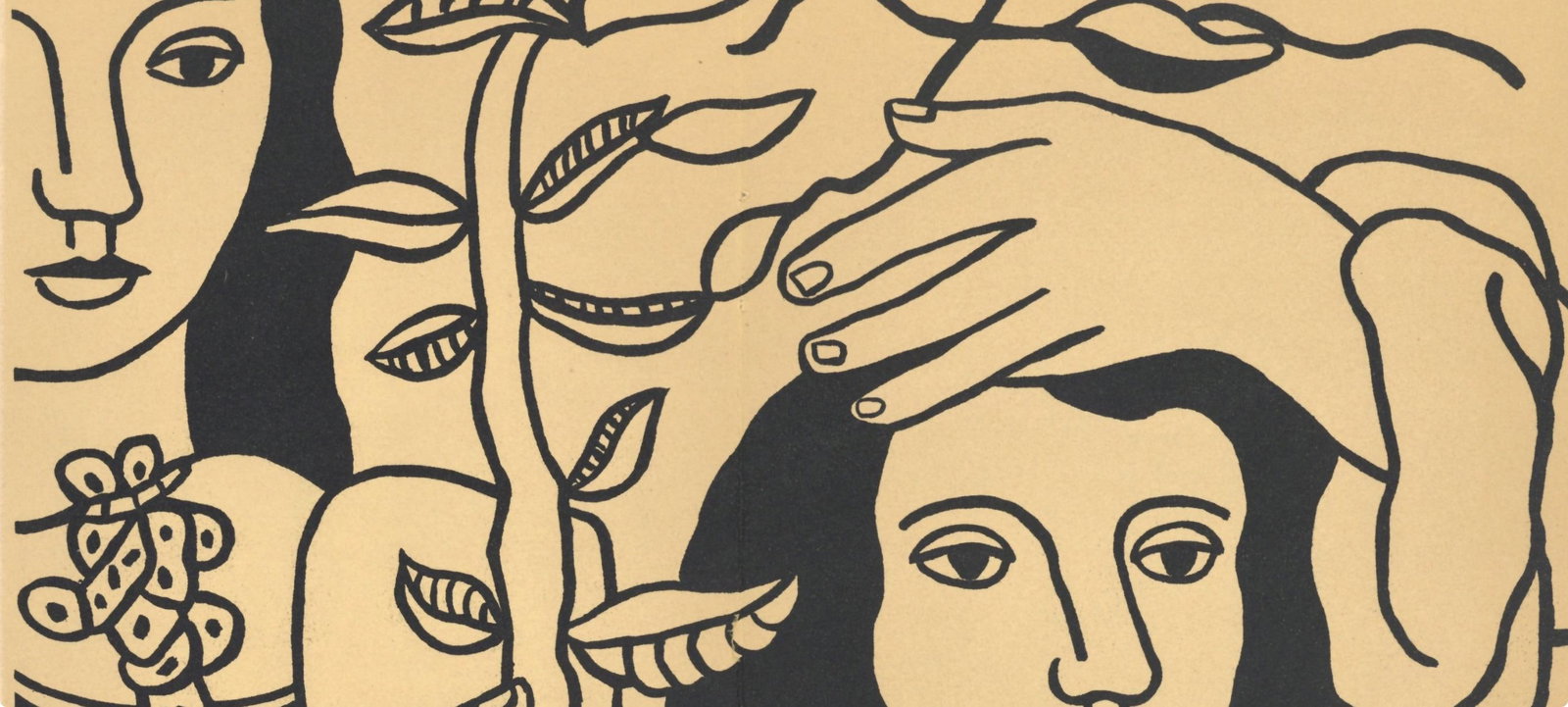 Fernand Lger Composition Mon ami Lger Lithograph - 2