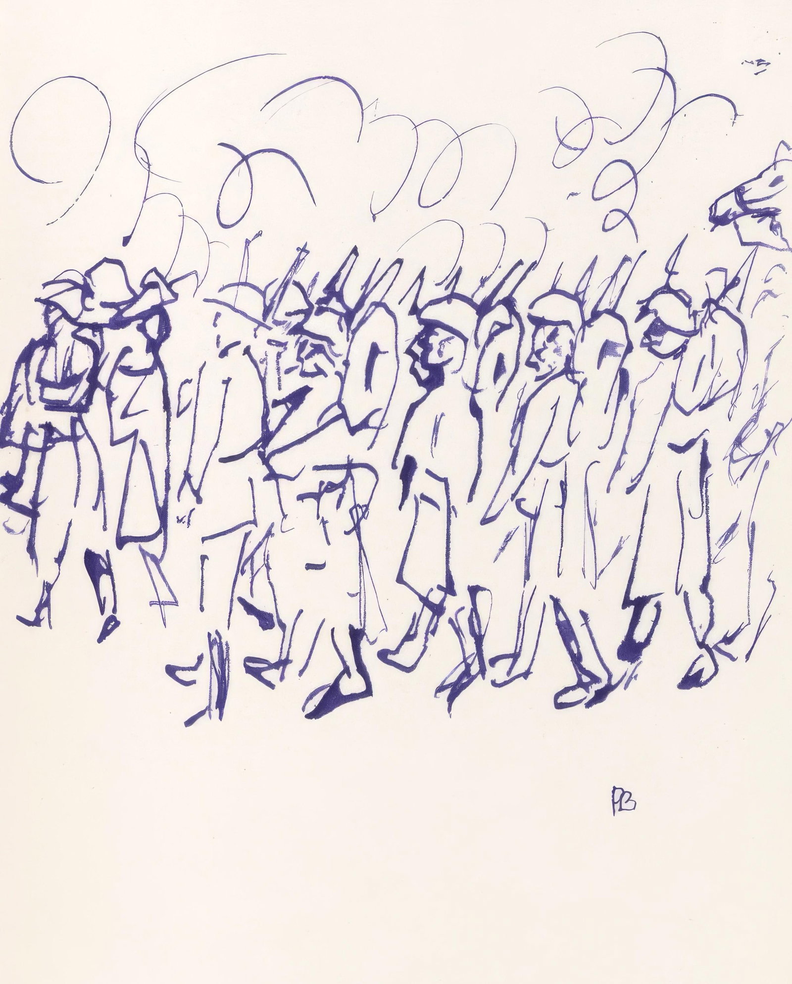 Pierre Bonnard, Untitled, from Correspondances, Lithograph, 1944: Pierre Bonnard, Untitled, from Correspondances, Lithograph, 1944 Item Specifics: This exquisite lithograph by Pierre Bonnard (18671947), titled Sans titre (Untitled), from the album Pierre Bonnard, Co