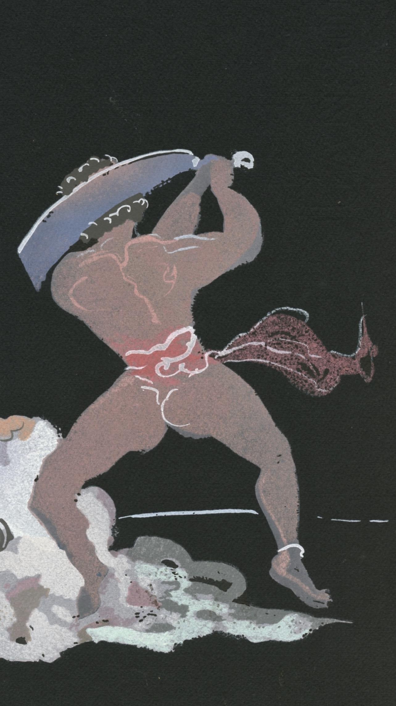 Derain Salom Lithograph Composition - 2